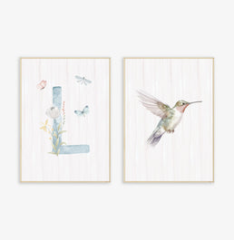 Conjunto com 2 Quadros Outono Candy Personalizado Moldura Filete Pinus - Vertical