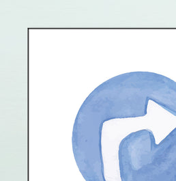 Conjunto com 2 Quadros Placa de Trânsito e Carro Moldura Filete Preta