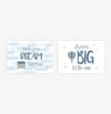 Conjunto com 2 Quadros Aviador Dream Moldura Filete Branca