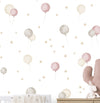 Papel de Parede Infantil Bexigas - Rosa
