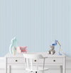Papel de Parede Listra Mini - Azul Médio