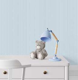 Papel de Parede Listra Mini - Azul Médio