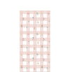 Papel de Parede Infantil Xadrez com Flores Paris - Rosa