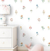 Papel de Parede Infantil com Flores Paris - Color