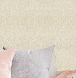 Papel de Parede Efeito Linho Bege Claro