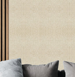 Papel de Parede Efeito Linho Bege Médio