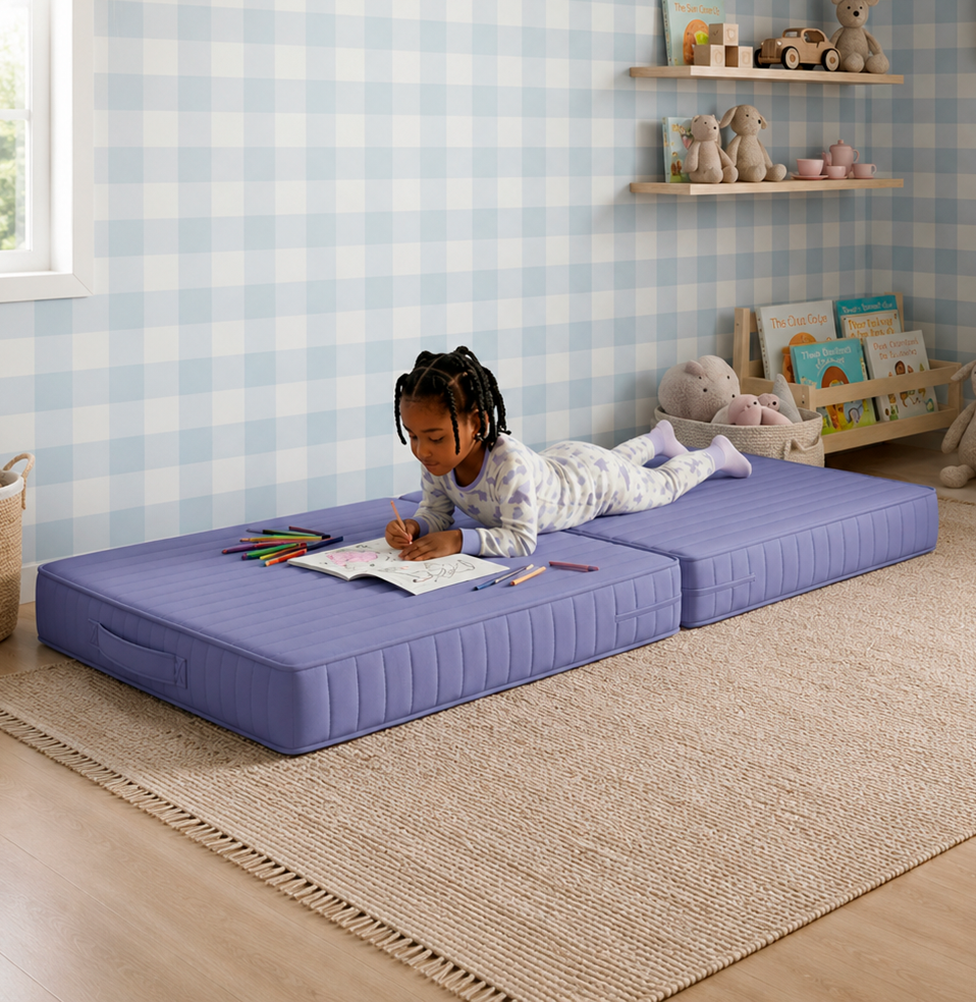 Futon Infantil - Azul