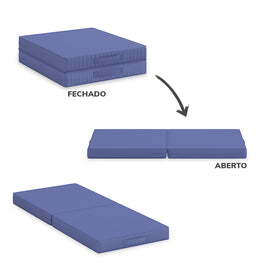 Futon Infantil - Azul