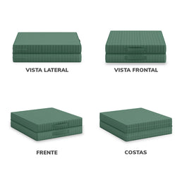 Futon Infantil - Verde