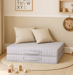 Futon Infantil - Cinza