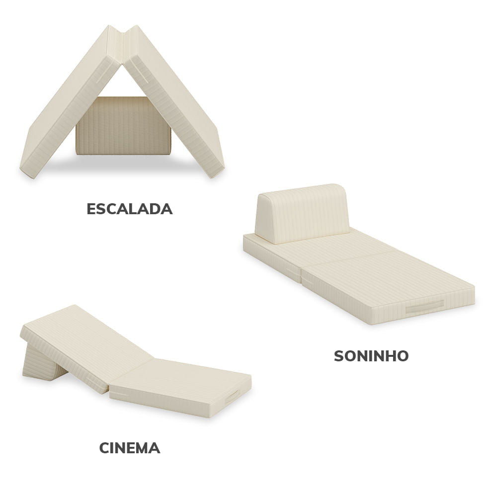 Poltrona Infantil Play - Bege