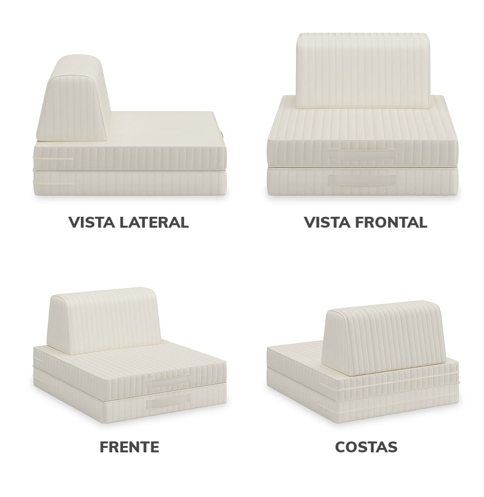 Poltrona Infantil Play - Bege