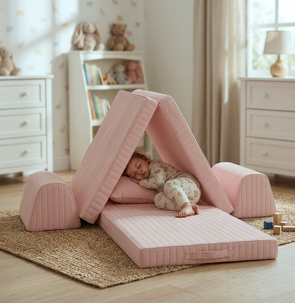 Sofá Infantil Play - Rosa