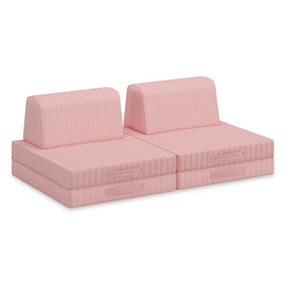 Sofá Infantil Play - Rosa