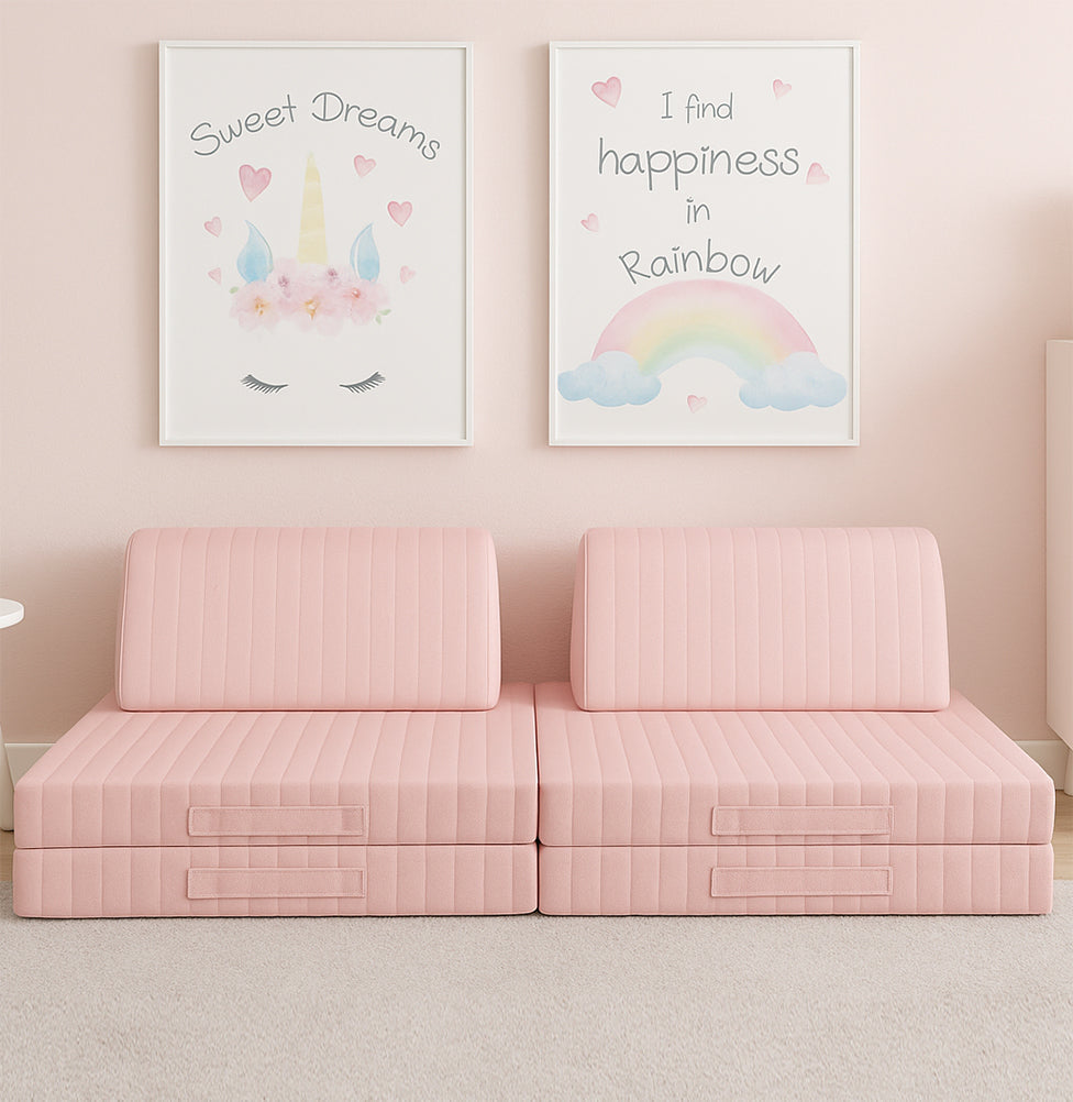 Sofá Infantil Play - Rosa