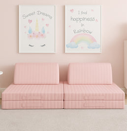 Sofá Infantil Play - Rosa