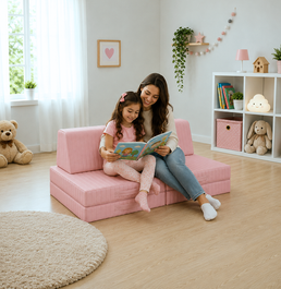 Sofá Infantil Play - Rosa