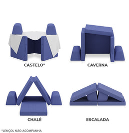 Sofá Infantil Play - Azul 