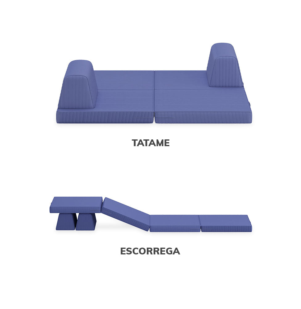 Sofá Infantil Play - Azul 