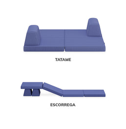 Sofá Infantil Play - Azul 