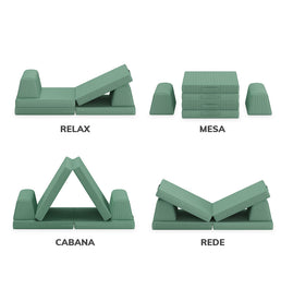 Sofá Infantil Play - Verde