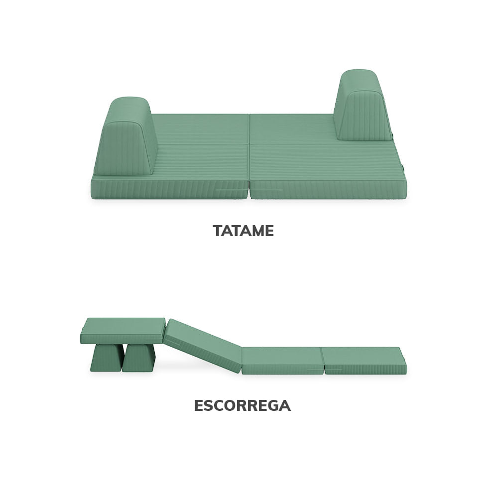 Sofá Infantil Play - Verde