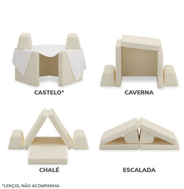 Sofá Infantil Play - Bege 