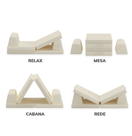 Sofá Infantil Play - Bege 