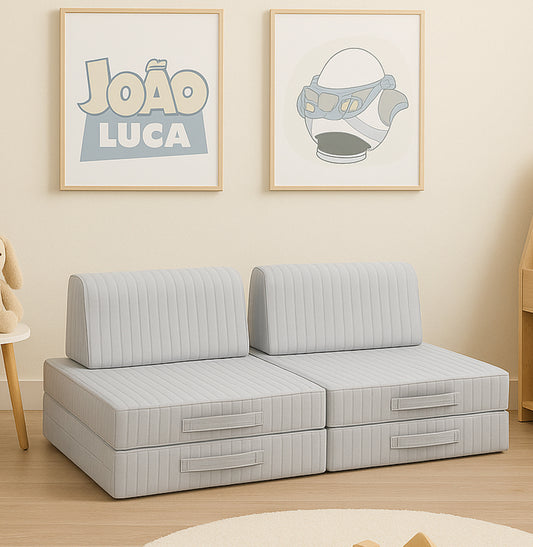 Sofá Infantil Play - Cinza