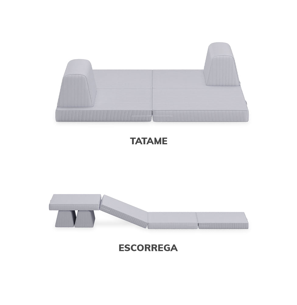 Sofá Infantil Play - Cinza 