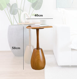 Conjunto de Mesa Lateral Gota - Cinamomo