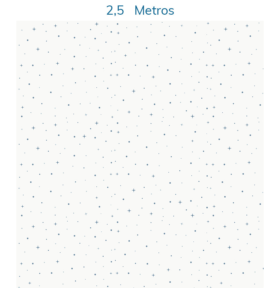 Papel de Parede Estrelas - Azul