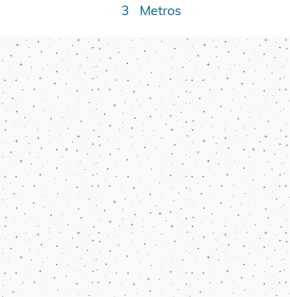 Papel de Parede Estrelas - Azul