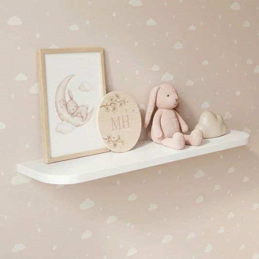 Prateleira Curva Nature – Branca