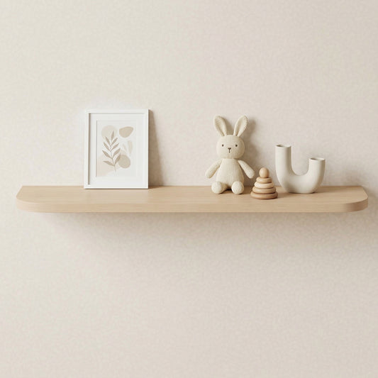 Prateleira Curva Nature – Carvalho