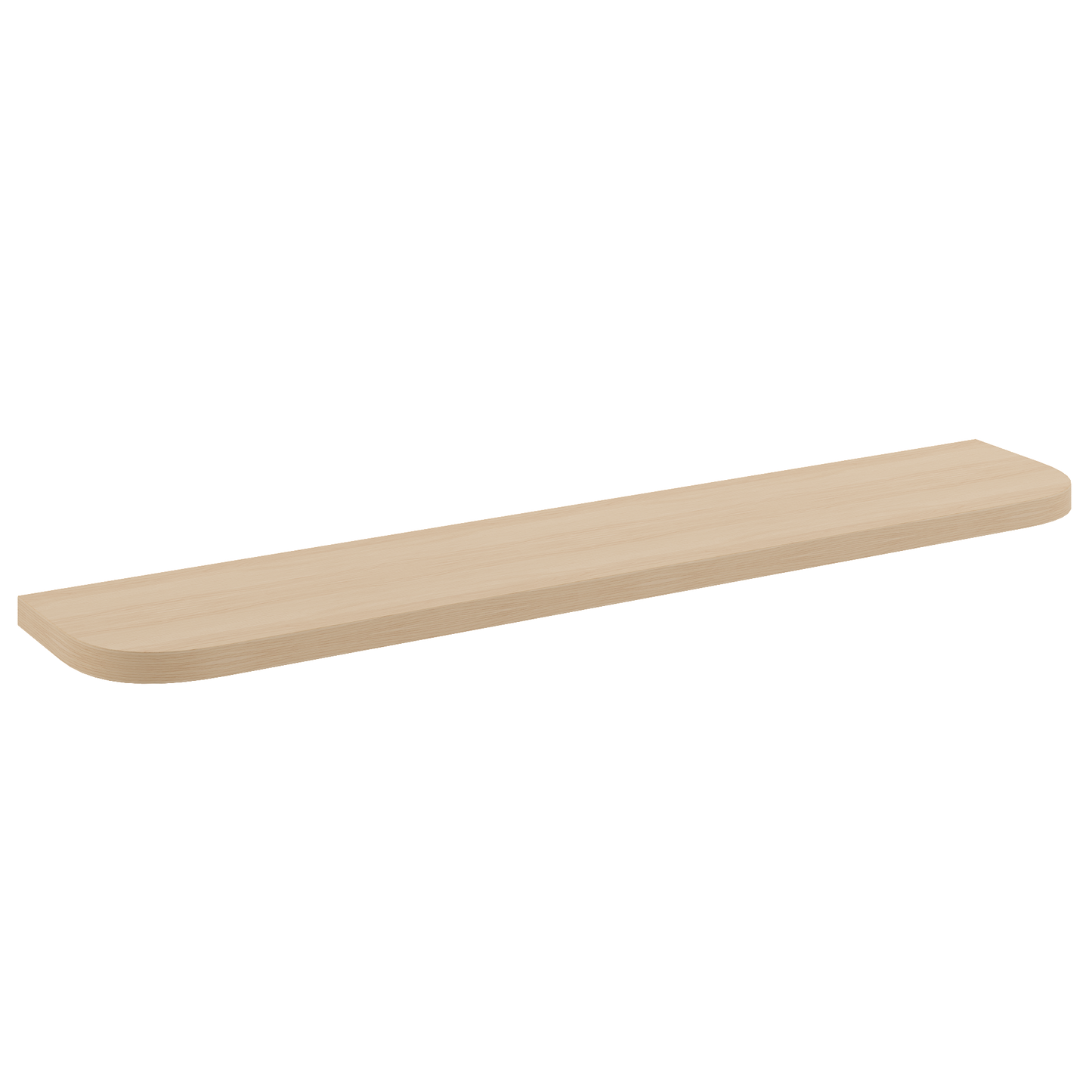Prateleira Curva Nature – Carvalho