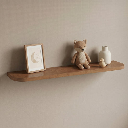 Prateleira Curva Nature – Freijó