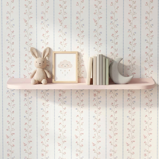 Prateleira Curva Nature – Rosa