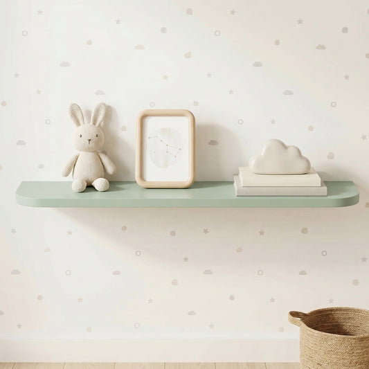 Prateleira Curva Nature – Verde