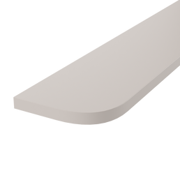 Prateleira Curva Nature – Greige
