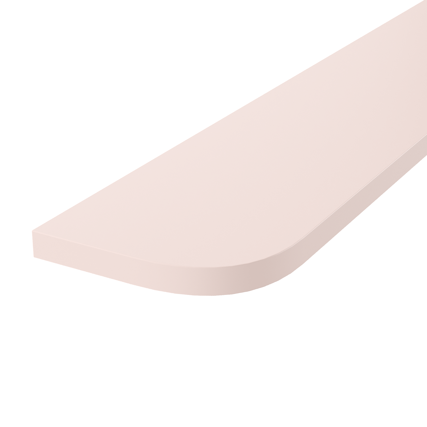 Prateleira Curva Nature – Rosa