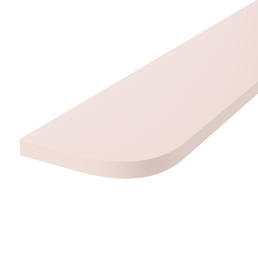 Prateleira Curva Nature – Rosa
