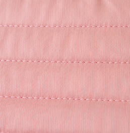Kit Colcha Casal Listra 3 Peças - Rosa Chá