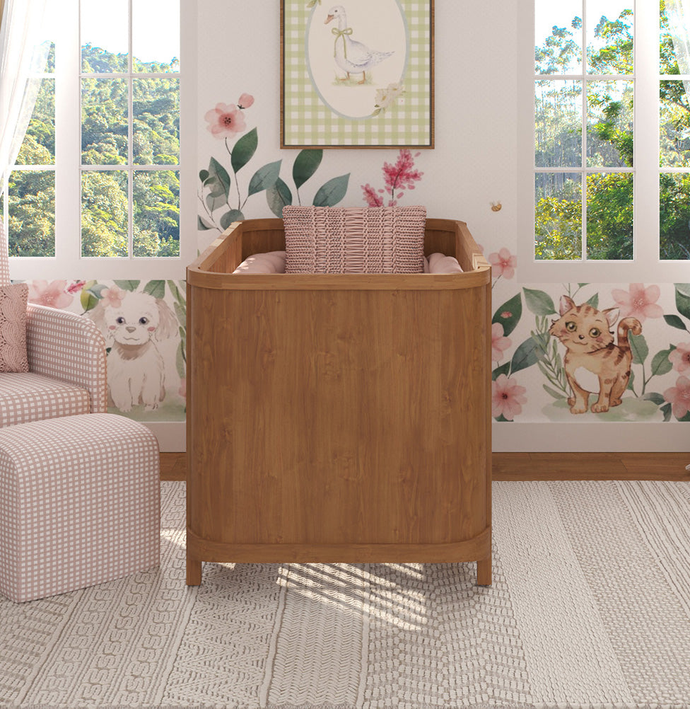 Berço Raika 3 em 1 Fechado - Freijó