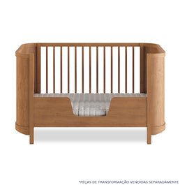 Berço Raika 3 em 1 Fechado - Freijó