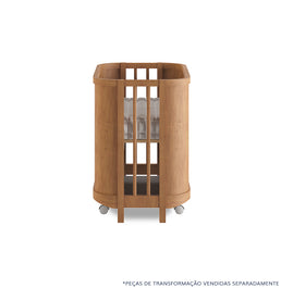 Berço Raika 3 em 1 Fechado - Freijó