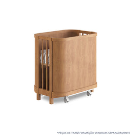 Berço Raika 3 em 1 Fechado - Freijó