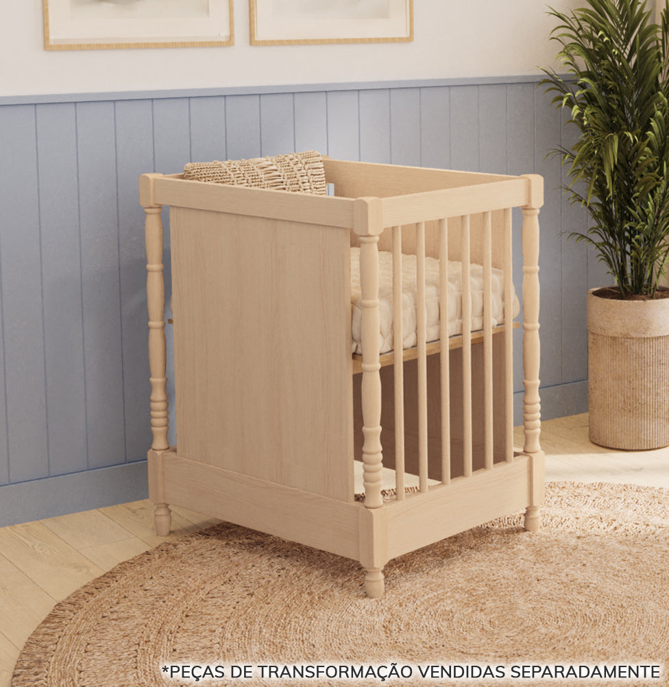 Berço Monet 3 em 1 - Carvalho