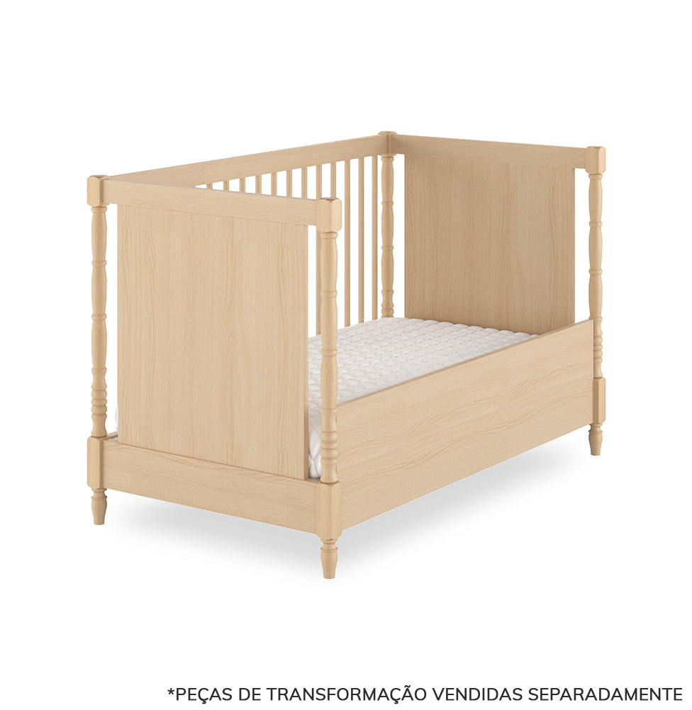 Berço Monet 3 em 1 - Carvalho