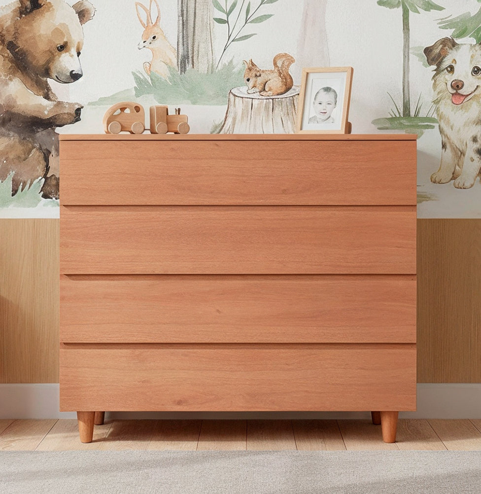 Cômoda de Bebê Haus Nature Gavetas Freijó 90cm